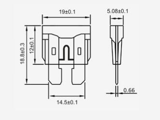 中型汽車插片保險絲